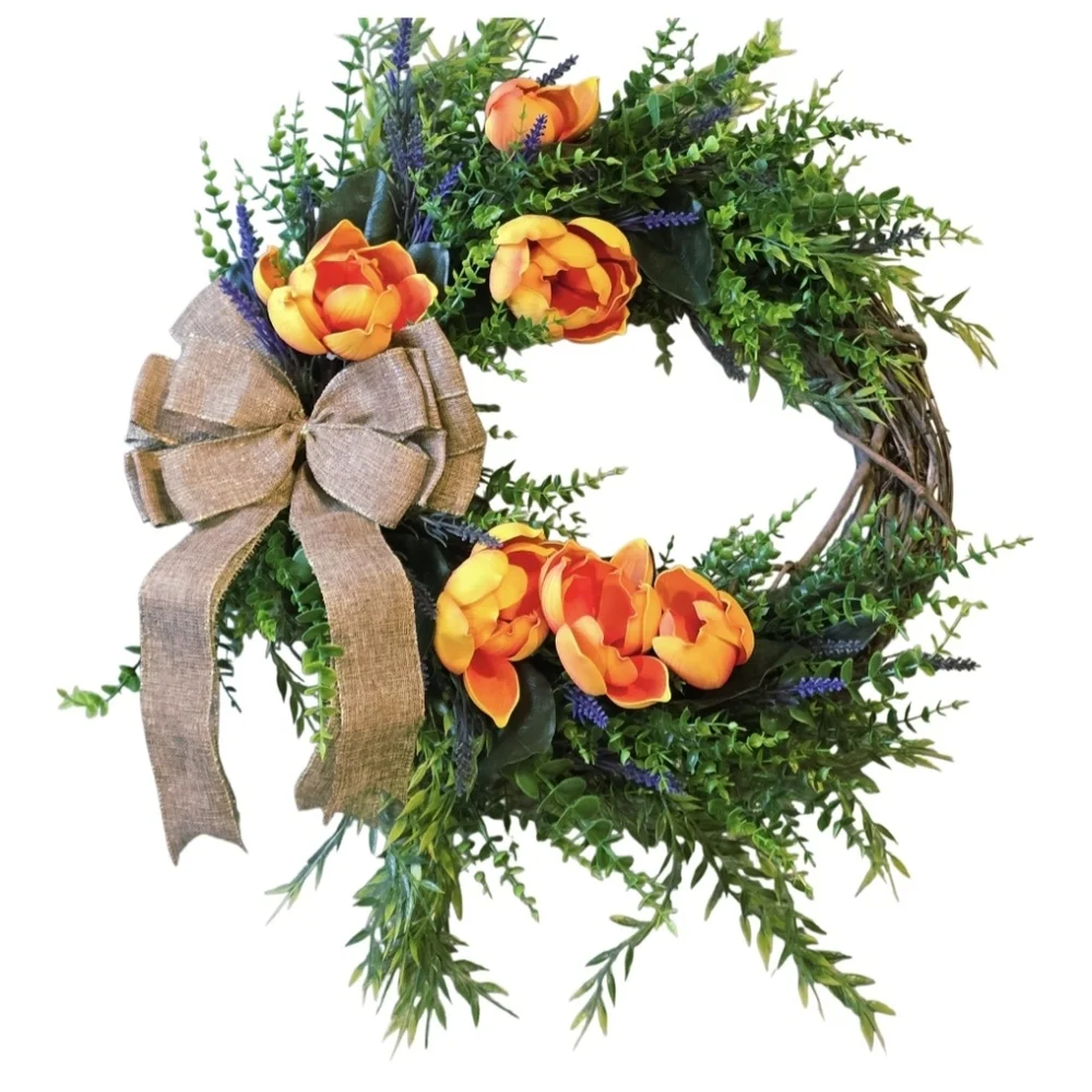 Rustic Spring Wreath - Picture 5 of 9